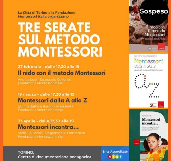 Tre serate sul Metodo Montessori