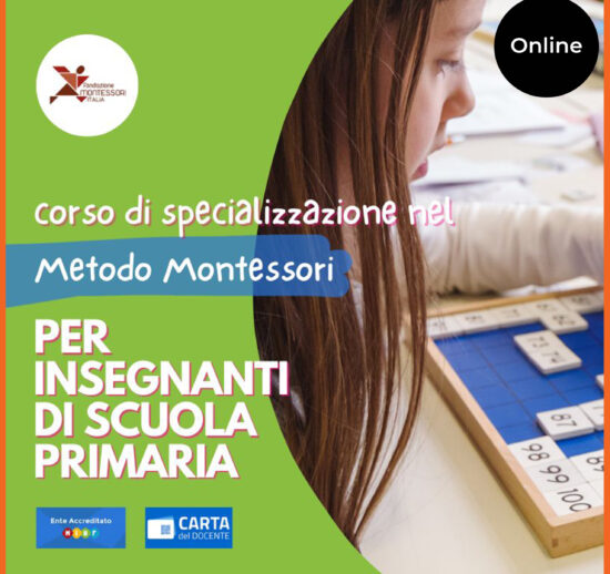 Corso online di formazione e specializzazione nel metodo montessori per insegnanti di scuola primaria 2024
