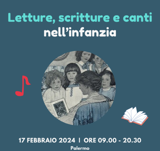 Letture, scritture e canti nell'infanzia - in presenza